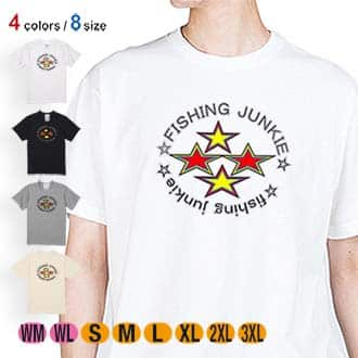 【Tシャツ】【2029】フィッシングジャンキー 5.6oz Cotton:100%