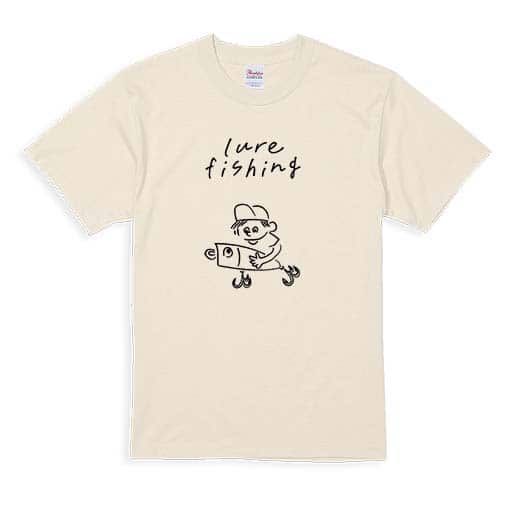 【Tシャツ】【釣りざんまい】ルアーを持つアングラー  5.6oz Cotton:100%