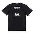 【Tシャツ】何か気になる柴犬_白柴(wakat) 5.6oz Cotton:100%