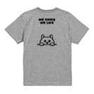 【Tシャツ】何か気になる柴犬_白柴(wakat) 5.6oz Cotton:100%