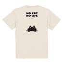 【Tシャツ】何か気になる黒猫(wakat) 5.6oz Cotton:100%