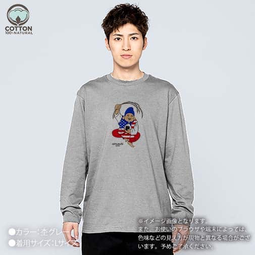 OMUSUBI【長袖Tシャツ】アメリカ