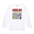 【長袖Tシャツ】【釣りざんまい】釣りをするんです_カラフル　横書き 5.6oz Cotton:100%