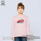 【長袖Tシャツ】【釣りざんまい】爆弾ラン&ガンフィッシング 5.6oz Cotton:100%