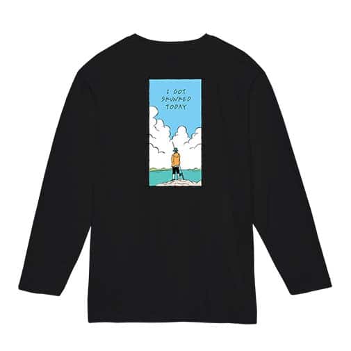 【長袖Tシャツ】【釣りざんまい】今日は何も釣れなかった  5.6oz Cotton:100%