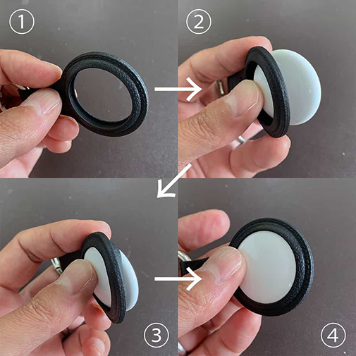 AirTagケース（カラビナ付き）