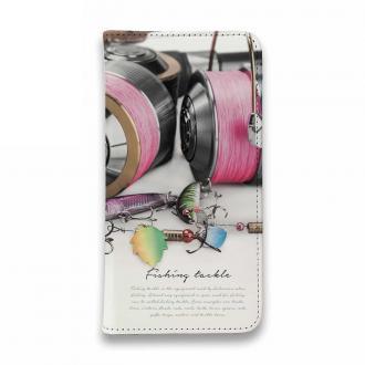 【手帳型ベルトなし】【Stick Case】Fishing tackle