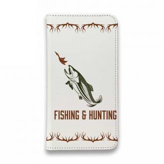 【手帳型ベルトなし】【Stick Case】FISHING & HUNTING