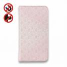 【手帳型ベルトなし】【Stick Case】花のシームレスパターン　ピンク