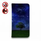 【手帳型ベルトなし】【Stick Case】Tree and star