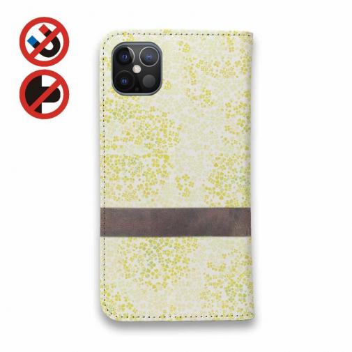 【手帳型ベルトなし】【Stick Case】菜の花　雲の向こうは、いつも青空　イエロー