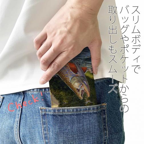 【八百板浩司】【手帳型ベルトなし】【Stick Case】Big Fish on Small Fly ブラウントラウトとの出会い