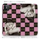 【ROMI HIME】【手帳型ベルトなし】【Stick Case】フ?ロック・チェック(市松模様)　ピンク