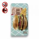 【ROMI HIME】【手帳型ベルトなし】【Stick Case】ハンバーガー　グリーン