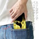 【ROMI HIME】【手帳型ベルトなし】【Stick Case】狼イエロー 月