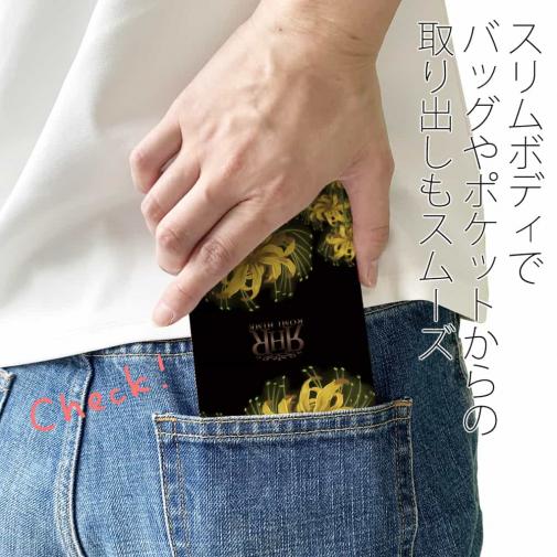 【ROMI HIME】【手帳型ベルトなし】【Stick Case】彼岸花　イエロー