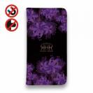 【ROMI HIME】【手帳型ベルトなし】【Stick Case】彼岸花　パープル