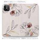 【手帳型ベルトなし】【Stick Case】デリケートペイント ピンク