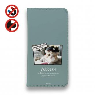 【手帳型ベルトなし】【猫折れ】Pirate 菊之助