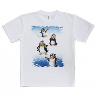 【Tシャツ】キャラクター風　ペンギンのイラスト