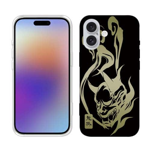 【TPU】鬼掛　鬼火般若バージョン・ブラック＆ゴールド