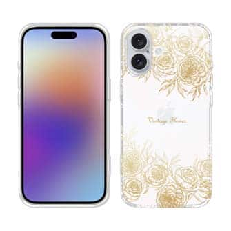 【TPU】ビンテージFlowerゴールド