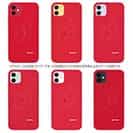 【透明型（TPU）】ロゴ（大）・レッド