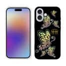 【ROMI HIME】【TPU】蝶　トライバル　オーロラ　ブラック