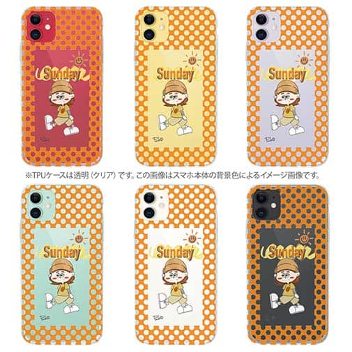 【Pariko】【TPUケース】日曜日の女の子 アメコミ