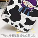 【Pariko】【TPUケース】牛柄と女の子 アメコミ