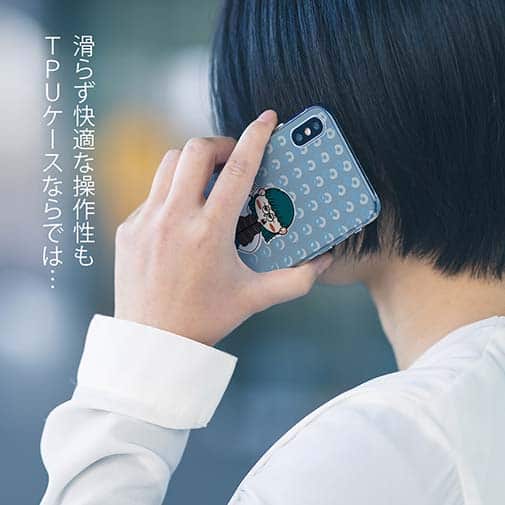 【Pariko】【TPUケース】ダウンベストの女の子 アメコミ