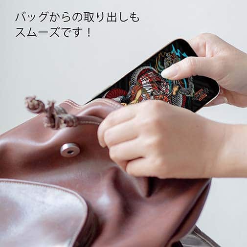 【TPU】【彫姫】騎龍観音（カラー）　和彫りデザイン