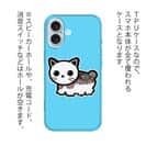 【TPU】【彫姫】TATTOO HURTS 猫（ブルー）　和彫りデザイン