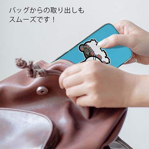 【TPU】【彫姫】TATTOO HURTS 猫（ブルー）　和彫りデザイン