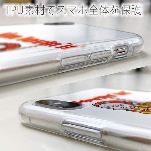 【TPU】【彫姫】I'm lovin'it（ホワイト）　和彫りデザイン