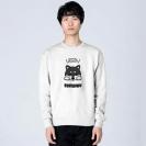 【トレーナー】柴犬のおねだり顔_黒柴(wakat) 8.4oz Cotton:100%