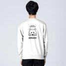 【トレーナー】柴犬のおねだり顔_白柴(wakat) 8.4oz Cotton:100%