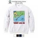 【トレーナー】【釣りざんまい】ルアー釣りのターゲット 8.4oz Cotton:100%