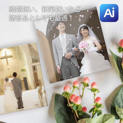 【Aiエンジン搭載】アクリルフォト（長方形）　色褪せない透明感