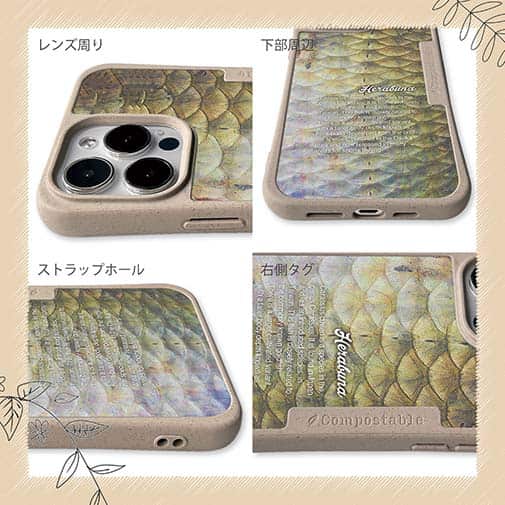 【Compos-Case】ヘラブナの鱗