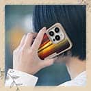 【Compos-Case】湖面と夕焼け