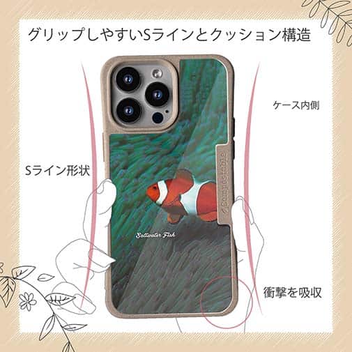 【Compos-Case】熱帯魚　No.2　カクレクマノミ