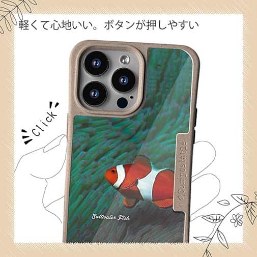 【Compos-Case】熱帯魚　No.2　カクレクマノミ