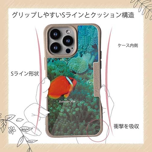 【Compos-Case】熱帯魚　No.3　ハマクマノミ