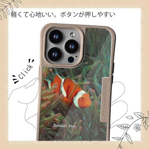 【Compos-Case】熱帯魚　No.4　カクレクマノミ