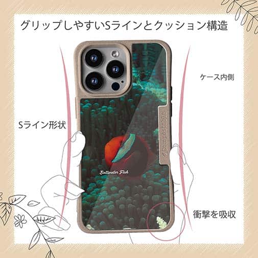 【Compos-Case】熱帯魚　No.5　ハマクマノミ