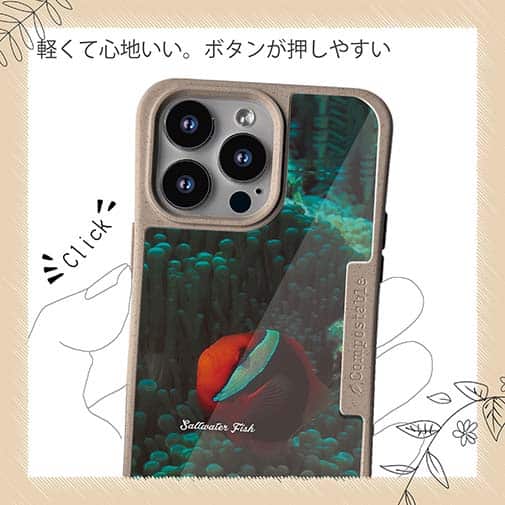 【Compos-Case】熱帯魚　No.5　ハマクマノミ