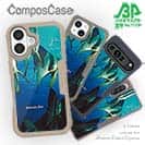 【Compos-Case】熱帯魚　No.13　ツバメウオの群れ