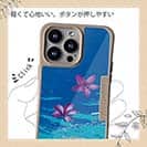 【Compos-Case】海の風景　海面に花