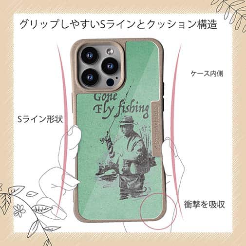 【Compos-Case】フライフィッシングとレインコート